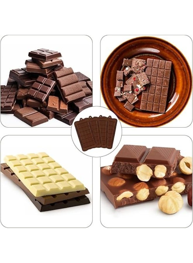 FALMER Silicone Chocolate Bar Mold – Divided into 24 Sections for Homemade Chocolate, Candy, Protein & Energy Bars, Nut- or Fruit-Filled Treats – Snap and Divide Pieces as You Like – Food-Grade, Reusable, Easy Release, Oven, Microwave, Freezer & Dishwasher Safe - Image 4